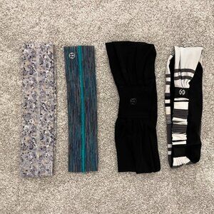 BUNDLE of 4 Lululemon Headbands